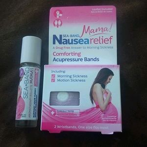 NWOT Morning sickness relief roll on and sea-band